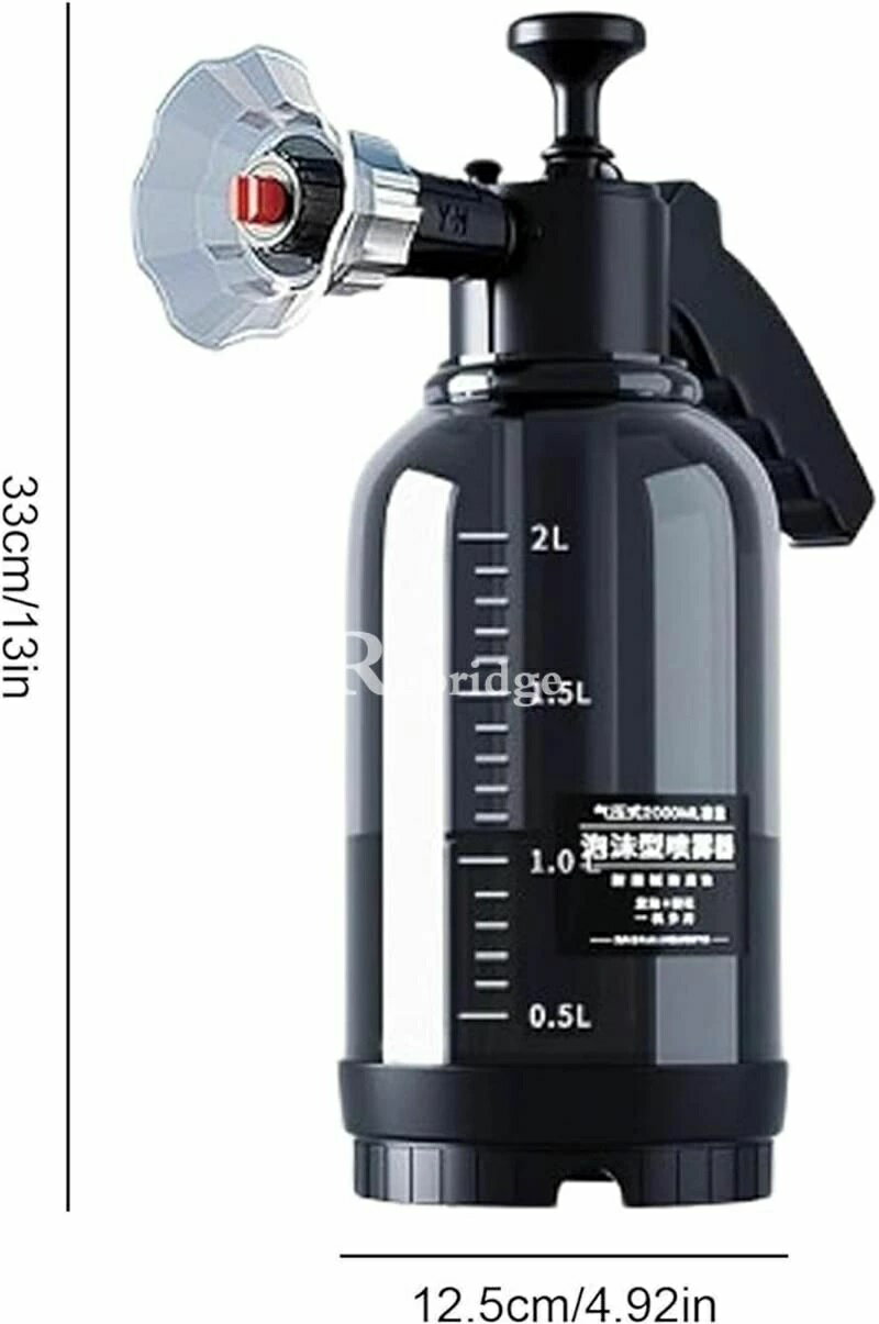 加圧ポンプ式 発泡スプレー 蓄圧式 洗車 2L 水ポンプ 泡噴霧器スプレー泡クリーナ...