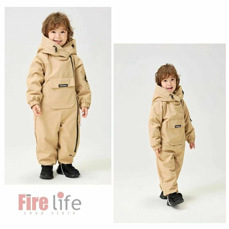 ジャンプスーツ つなぎ 新作 スキーウェア ロンパース ベ 子供服 3