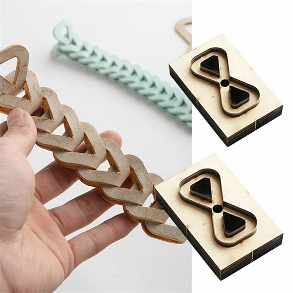 型抜き 革 レザー 手縫い 工具 作り キーホルダー [70*35mm] レザークラフト 道具 ハンドストラップ [50*25mm] 送料無料 レザーツール diy かばんのベルト 手作り