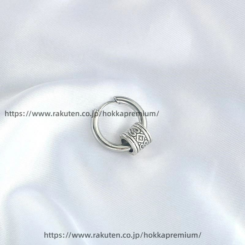 おしゃれ 片耳用 かっこいい メンズ リングピアス アクセサリー シンプル 輪っか ...