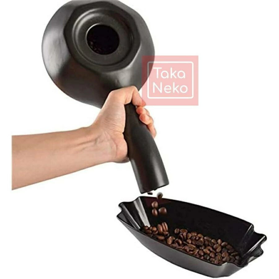 セラミックハンディコーヒー豆ロースターセラミックスコーヒーロースターマシンホームコーヒー豆焙煎機錦キッチンベーキングコーヒー豆紅茶穀物に最適家庭用 3