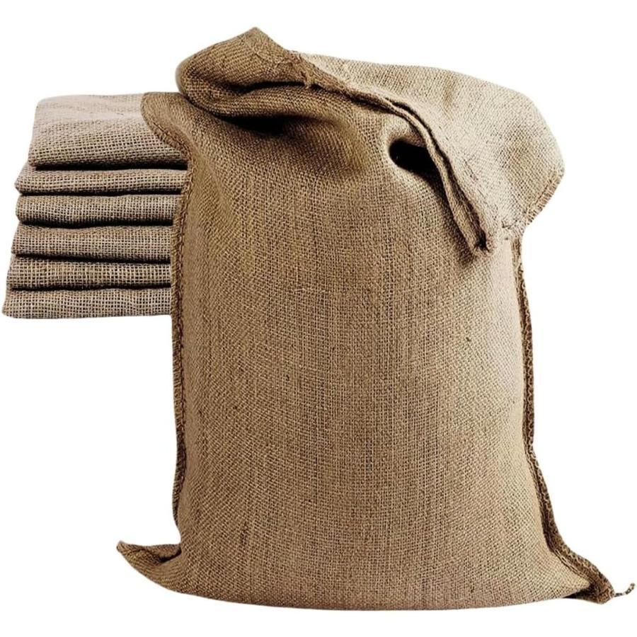乐天商城 - 袋 運搬用 災害時 防洪袋 土のう袋 植生土嚢 丈夫 通気性 5枚セット 果物 麻 3サイズ 収納 大きいサイズ ガーデニング 野菜 麻袋 穀物 工事現場 厚手