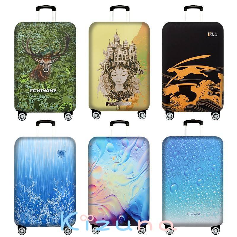 乐天商城 - 防塵 伸縮性 保護カバー キャリーケースカバー 視認性抜群 キャリーバッグカバー 保護カバー お洒落 かわいい 個性柄 おしゃれ 新生活応援 送料無料 見つけやすい スーツケースカバー トラベル ラゲッジカバー 区別 楽天海外通販 旅行用品 着脱簡単 紛失防止