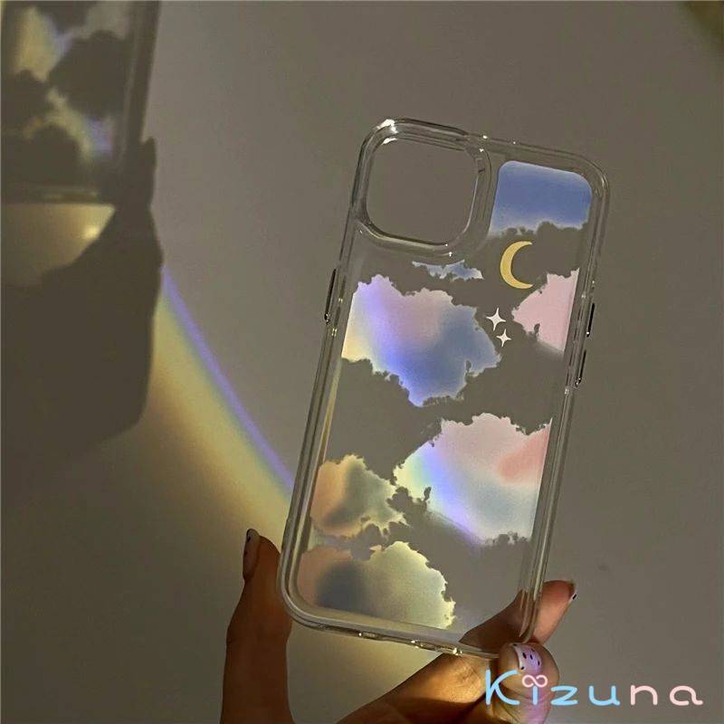 乐天商城 - 12 XSMax XS iPhone13 高級感 13Proスマホケース 耐衝撃 iPhoneXR 13promax 月 雲 XR iPhone レンズカバー つき 互換品 シンプル くも Pro 透明 X 12promax ケース アイフォン11