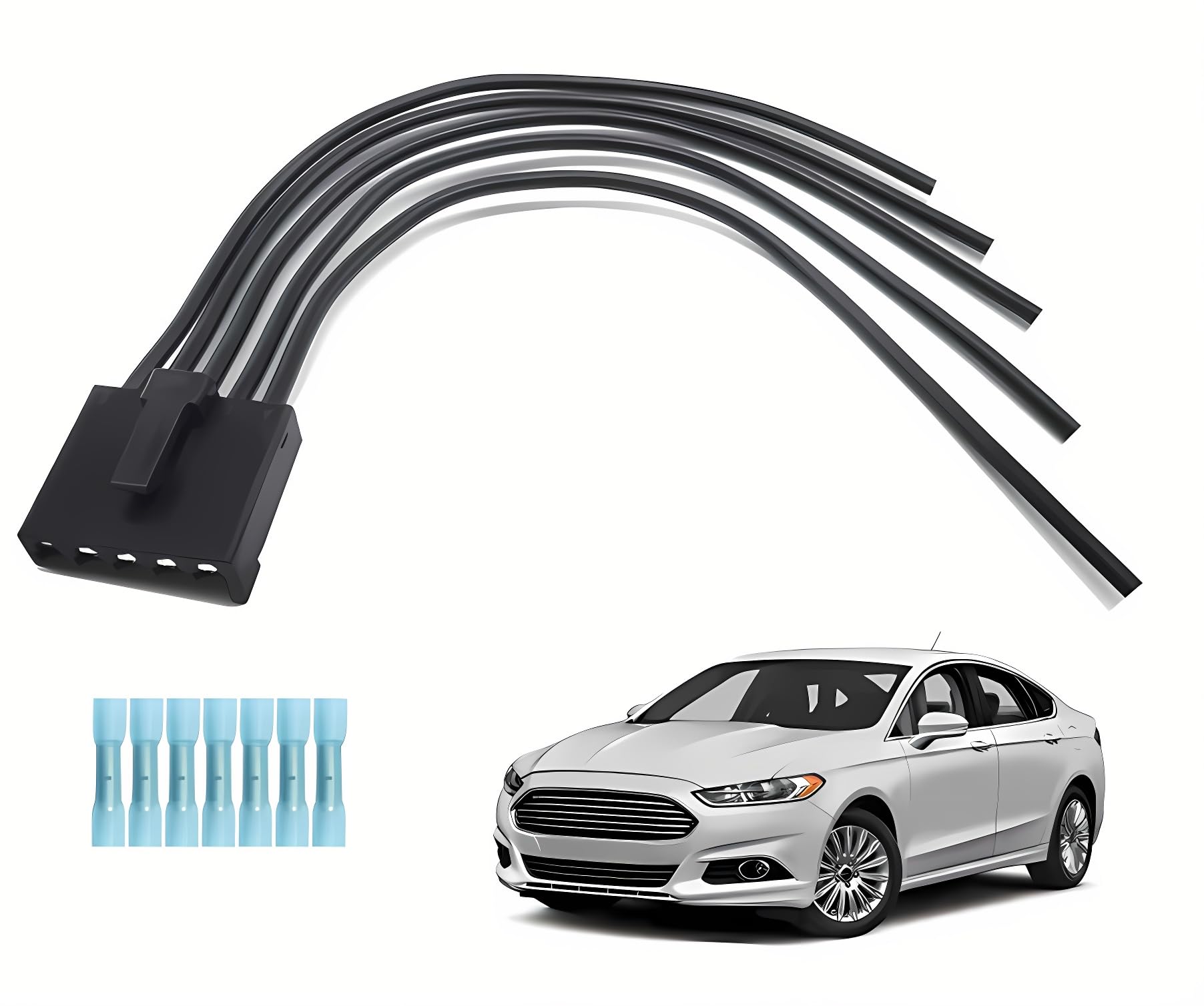 乐天商城 - MKZ 10-11 ベースハイブリッド フォード ACファン Milanに対応 ブロワーモーター抵抗コネクター ピグテール 11-14 配線ハーネスコネクター WPT1285 フュージョン Mercury 2010-2015 リンカーン 645-512