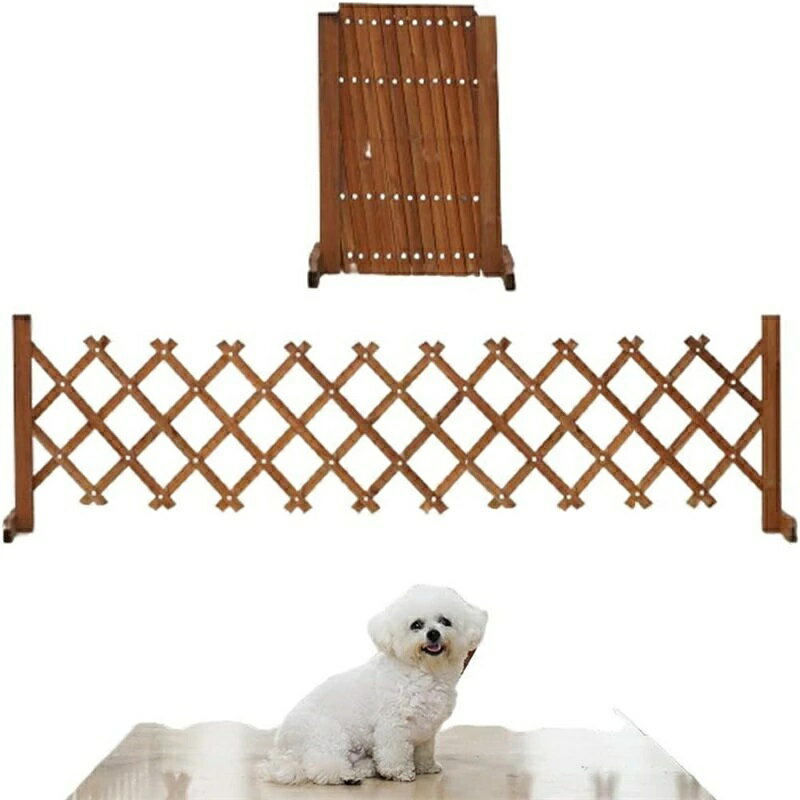 【高品質の松の木】：ペットフェンスは100％ナチュラルニュージーランドパインウッドで作られ、木製素材は清潔に保ちやすく、長寿命です。木製のフェンスはペットが危険な場所から離れて滞在することを可能にし、遊びと休息のための安全なフェンスを提供します。【置くだけで設置できる】：台座でしっかり固定できるので、倒れにくく安心です。使用しない時は折りたたんで収納できるため場所をとりません。脱走防止や、入って欲しくない場所に設置できる！【折りたたみが簡単で】：折りたたみ式で収納も簡単。車のトランクに置くことができ、どこにでも持って行くことができます。凸凹で滑りにくいプラスチック製のフットペダルは、使わないときは収納してスペースを取らない。【便利な収納 】：完全に折りたたむことができるので、移動や保管に便利です。ゲートを伸ばしてペットの仕切りとしてどこにでも配置できます。同時に、コンパクトサイズで収納スペースを節約できます。【安全なエンクロージャー】: 家庭内での自由な移動を制御し、安全なスペースを提供します。ペットの活動範囲を安全な範囲に制限し、キッチン、階段、出入り口、その他の危険な場所の近くにいるのを防ぎます。商品の特性上、節穴や小傷、隙、小さなささくれ、色剥げ等が見受けられます。天然木素材特有のものですので、予めご理解のうえご検討ください。原生木で園芸用の木製品ですので、表面にペンキは塗っていません。ご了承ください。【高品質の松の木】：ペットフェンスは100％ナチュラルニュージーランドパインウッドで作られ、木製素材は清潔に保ちやすく、長寿命です。木製のフェンスはペットが危険な場所から離れて滞在することを可能にし、遊びと休息のための安全なフェンスを提供します。【置くだけで設置できる】：台座でしっかり固定できるので、倒れにくく安心です。使用しない時は折りたたんで収納できるため場所をとりません。脱走防止や、入って欲しくない場所に設置できる！【折りたたみが簡単で】：折りたたみ式で収納も簡単。車のトランクに置くことができ、どこにでも持って行くことができます。凸凹で滑りにくいプラスチック製のフットペダルは、使わないときは収納してスペースを取らない。【便利な収納 】：完全に折りたたむことができるので、移動や保管に便利です。ゲートを伸ばしてペットの仕切りとしてどこにでも配置できます。同時に、コンパクトサイズで収納スペースを節約できます。【安全なエンクロージャー】: 家庭内での自由な移動を制御し、安全なスペースを提供します。ペットの活動範囲を安全な範囲に制限し、キッチン、階段、出入り口、その他の危険な場所の近くにいるのを防ぎます。商品の特性上、節穴や小傷、隙、小さなささくれ、色剥げ等が見受けられます。天然木素材特有のものですので、予めご理解のうえご検討ください。原生木で園芸用の木製品ですので、表面にペンキは塗っていません。ご了承ください。