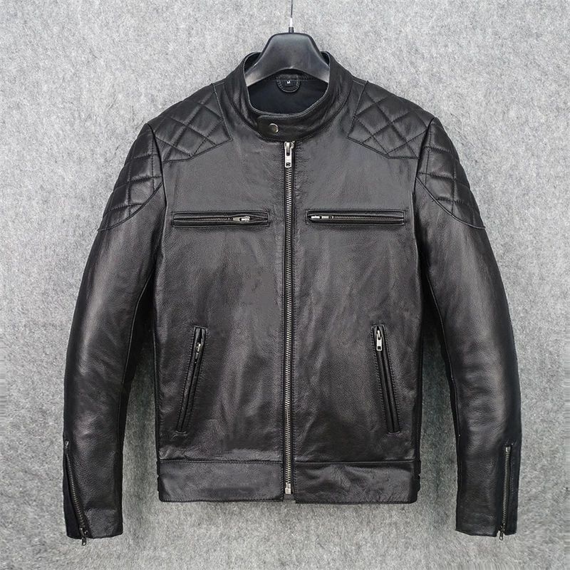 乐天商城 - ライダースジャケット 牛革 ヴィンテージ レザージャケット