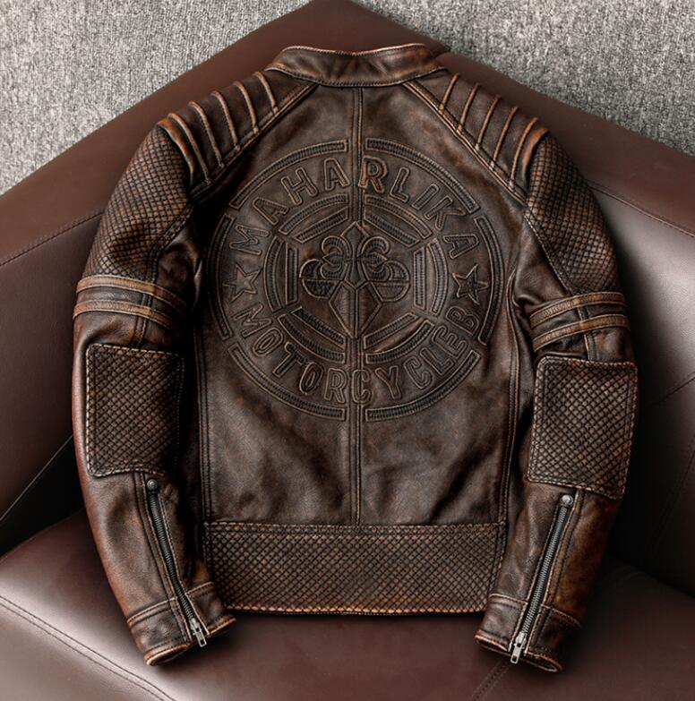 乐天商城 - 牛革 ハレーバイクレザージャケット 新品 高級 本革 ユ 上品