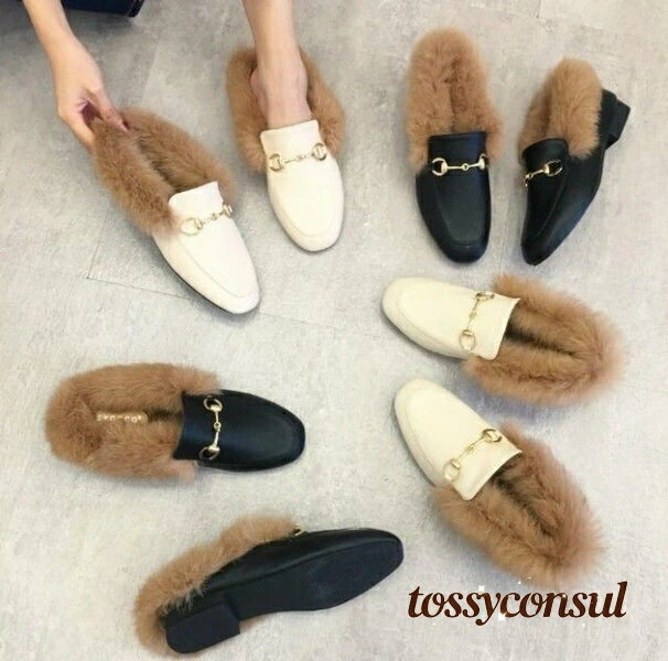 レディース 黒 ローファー ふわふわ プチプラ ファー付き 冬 ギフト バブーシュ 秋 ブローファー ビット 靴 母の日 新生活 プレゼント ラウンドトゥ