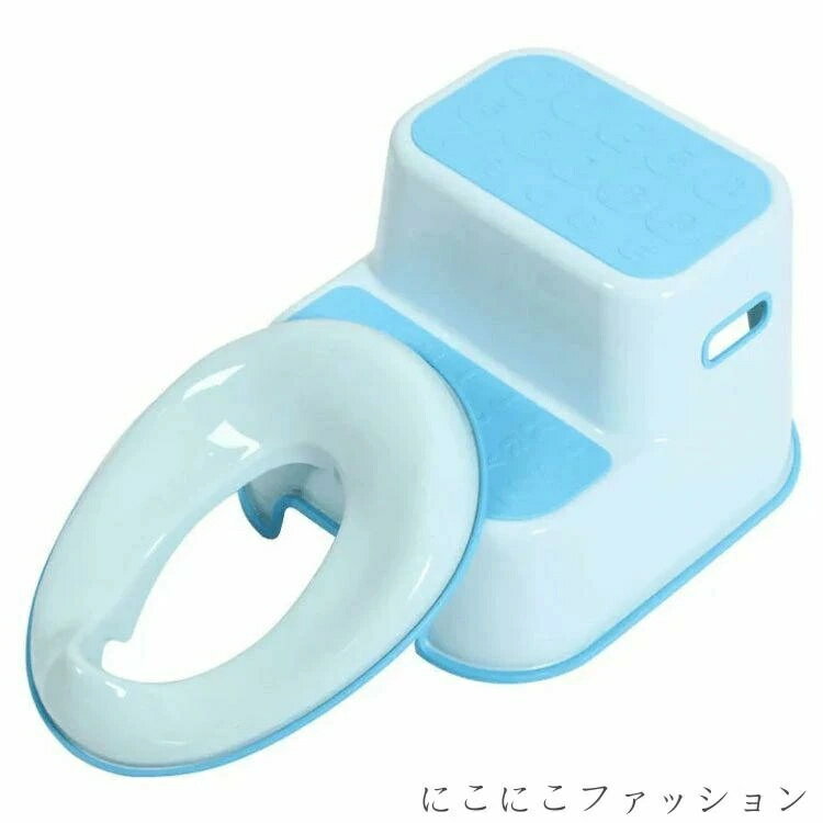 便器に乗せるだけ!トイレトレーニング便器と接するフチ部分には、ゴムがついているので乗り降りの際に、便座がズレるのを防ぎますお子様の滑り落ちを防ぐ突起付きで安心ですツルっとした素材なので、手入れ簡単！使わない時には吊るして収納できるので邪魔になりません。 サイズ F サイズについての説明 295mm × 370mm ×85mm 素材 PP+TPE 色 ブルー ホワイト ピンク 備考 注意★洗濯時、色落ちがございます。他の物とのお洗濯もお控えくださいませ。湿気を含んだ状態や水を含んだまま放置しないでください。この製品は洗濯で若干縮むことがあります。洗濯機は使用できません。※ベージュ×モカのみ使用糸の関係上、風合いが少々異なります。 ●綿混合商品は洗濯時に多少縮む事がございます。 ●本製品は生産過程におきまして、生地を織る際の糸の継ぎ目や多少のほつれが生じることがありまが、品質上は問題ありません。また、生地の織りに他繊維が混紡している場合もございます。▼色落ちの恐れがございますので、他のものとは分けて洗濯してください。▼タンブラー乾燥はお避け下さい。▼洗濯の際は他の物と区別して、漂白剤を避け、手洗いを お勧めします。