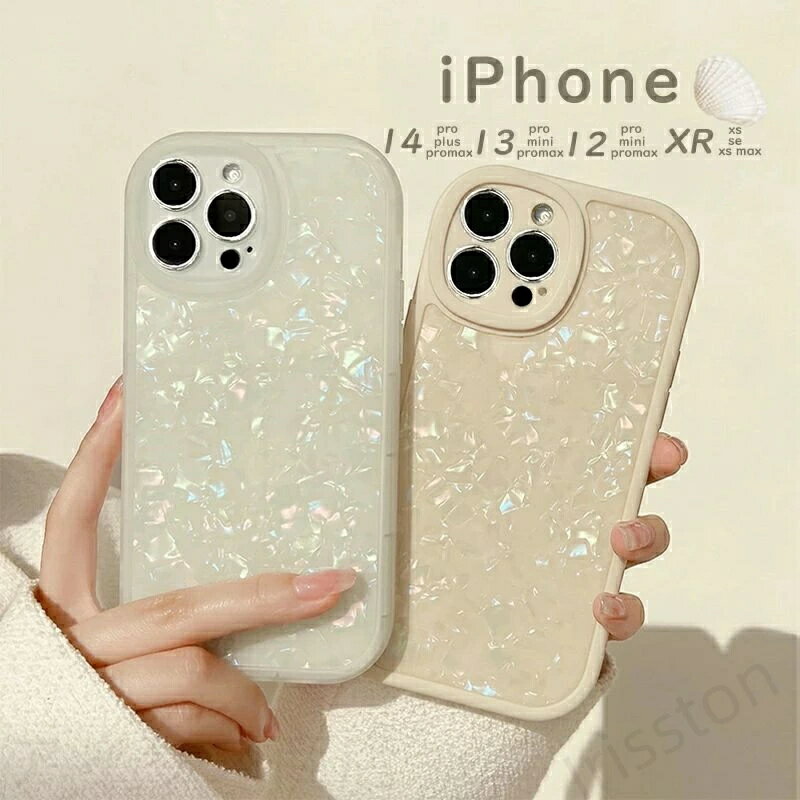 乐天商城 - 11pro mini promax スマホケース iphone13 ケース キラキラ mini promax iPhone 韓国 XR シェル 貝殻 promax 海外 14promax iphone12 15plus 15pro おしゃれ 12pro 13pro 人気 iPhoneケース iphone11 XS SE
