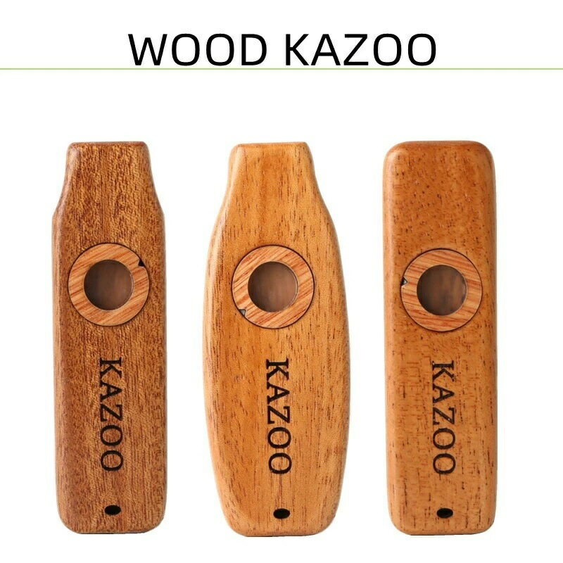 乐天商城 - 子供 音楽 大人 独奏できる 木製楽器 Kazoo カズーポータブル バンド・パーティー伴奏 プロの小さなカズー 二重フルートホール 笛楽器 笛楽器 音楽愛好者向け カズー 二重膜 鼻歌 カズーギフト 初心者 ホイッスル 木製