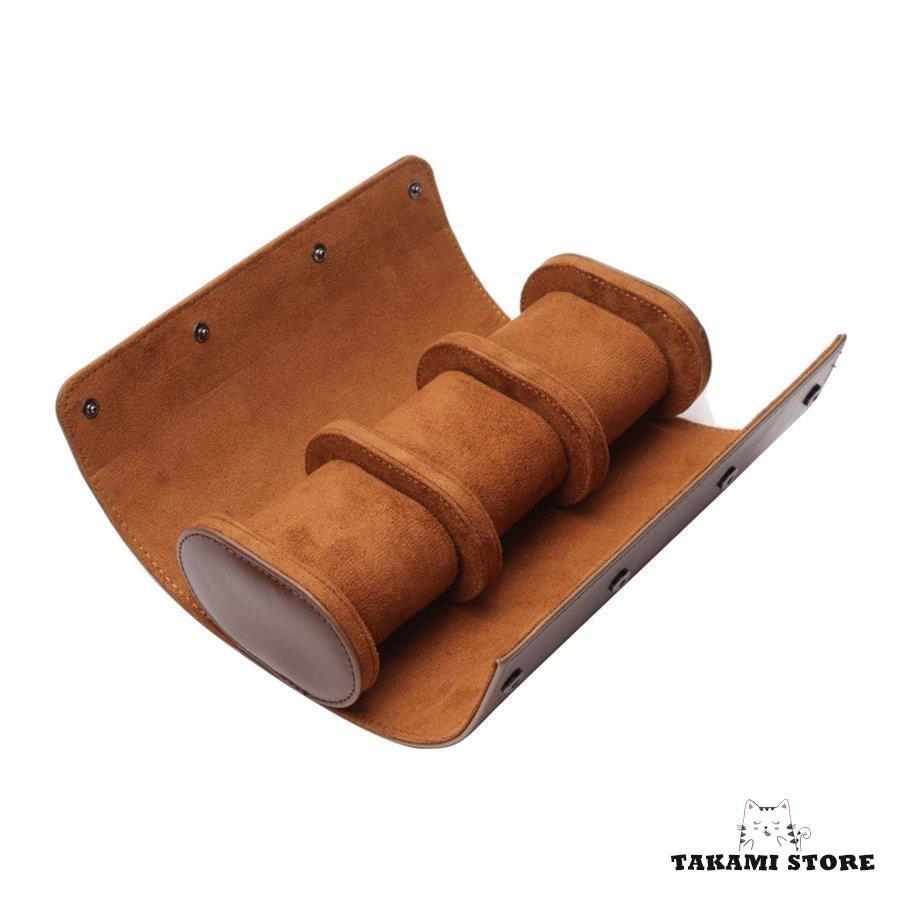 時計とブレスレットのアクセサリーのためのポータブル時計収納ボックス陳列ケース