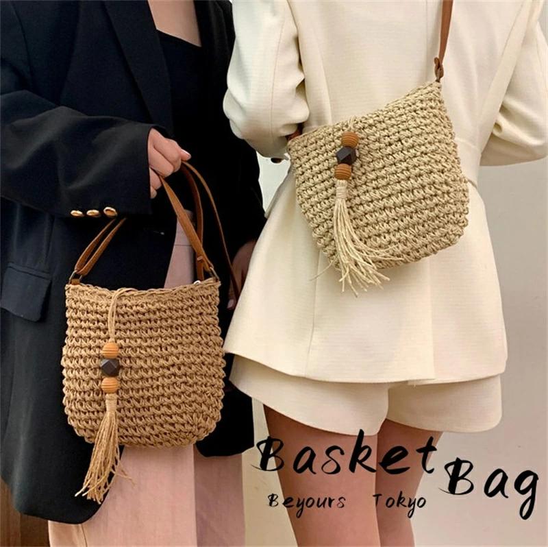 サマーバッグ 斜めがけ ギフト 籠バッグ プレゼント 誕生日 女性 お散歩バッグ カゴバック ショルダーバッグ 大人かわいい レディース バッグ 夏 軽量 贈り物 ファッション かご