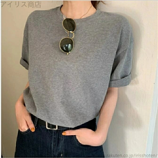 Rakuten - tシャツ ゆったり Tシャツ カジュアル オシャレ レディース きれいめ トップス プリント 春夏 半そで カットソー 半袖 夏
