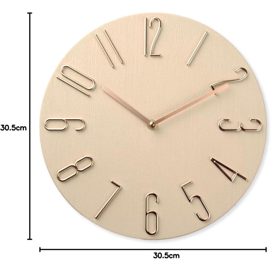 乐天商城 - 電波時計 壁掛け 電波時計 掛け時計 木目調 おしゃれ 電波時計 静音 壁時計 デジタル デジタル時計 30cm 木目調 オシャレ 音がしない 軽い 寝室 キッチン 子供部屋 リビング 電波時計 おしゃれ ギフト 新生活 タカタレムノス　新居用