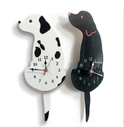乐天商城 - 犬掛け時計壁時計アナログいぬdogインテリアペット雑貨レコード壁時計モダンデザインウォールアートゴールデンラブラドール lhb007