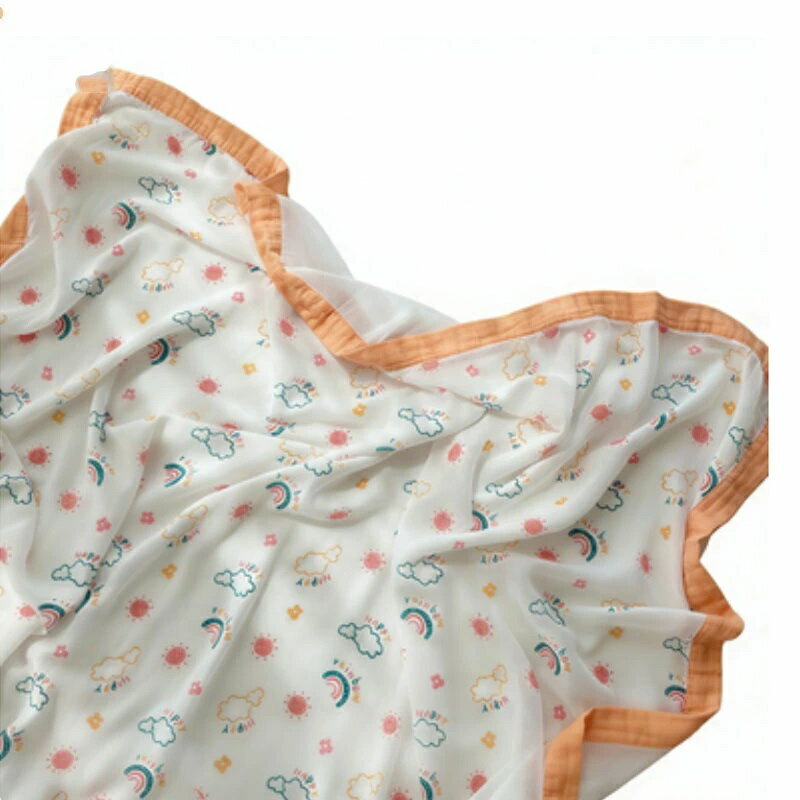 乐天商城 - エアコン対応 シングルサイズ 夏用掛け布団 ガーゼ 夏用寝具 キッズ 洗濯機可 / 大人兼用 通気性