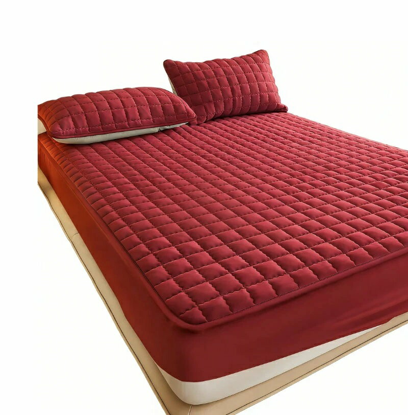 防腐剂 - 通気性 キルティング 四季対応 防水ベッドフィットシーツ おねしょ対応 肌触り良い マットレスプロテクター