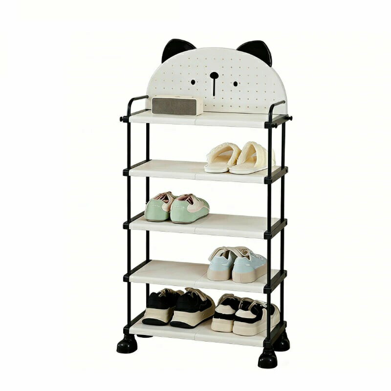 乐天商城 - 狭小スペース対応 折りたたみシューズボックス パンネル調 組立簡単 多層 防埃 スニーカー / スリッパ収納 アパート / 宿舍 / オフィス おしゃれ 収納置物架
