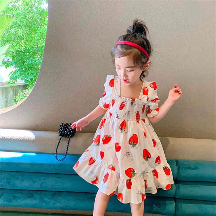 乐天商城 - 春夏 ワンピース 韓国子ども服 カジュアル 半袖 子供服 子供服 おしゃれ 可愛い キッズ 花柄ワンピース 子供ドレス ベビー服 オールインワン お姫様 dress