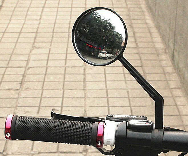 角度調節可能 クロスバイク 簡単取り付け 後付け 凸レンズ 単品 自転車用アクセサ...