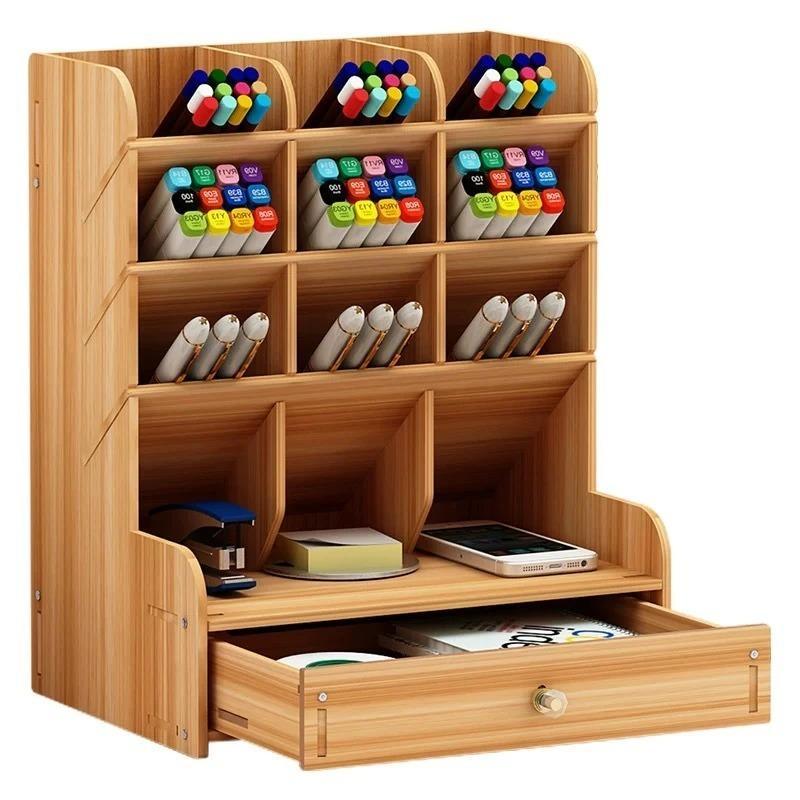 Rakuten - 整理 マーカー コピック 多機能 21×15×25.5cm キャビネット 引き出し付き 収納 ペン ラック デスク 組み立て式