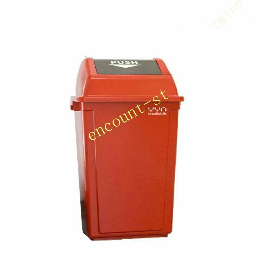 乐天商城 - 20リットル 10L フラップパネル付き ごみばこ ロック機能付き 1個セット ごみ入れ キッチン ゴミ箱 ダストボックス 片手 フラップ式