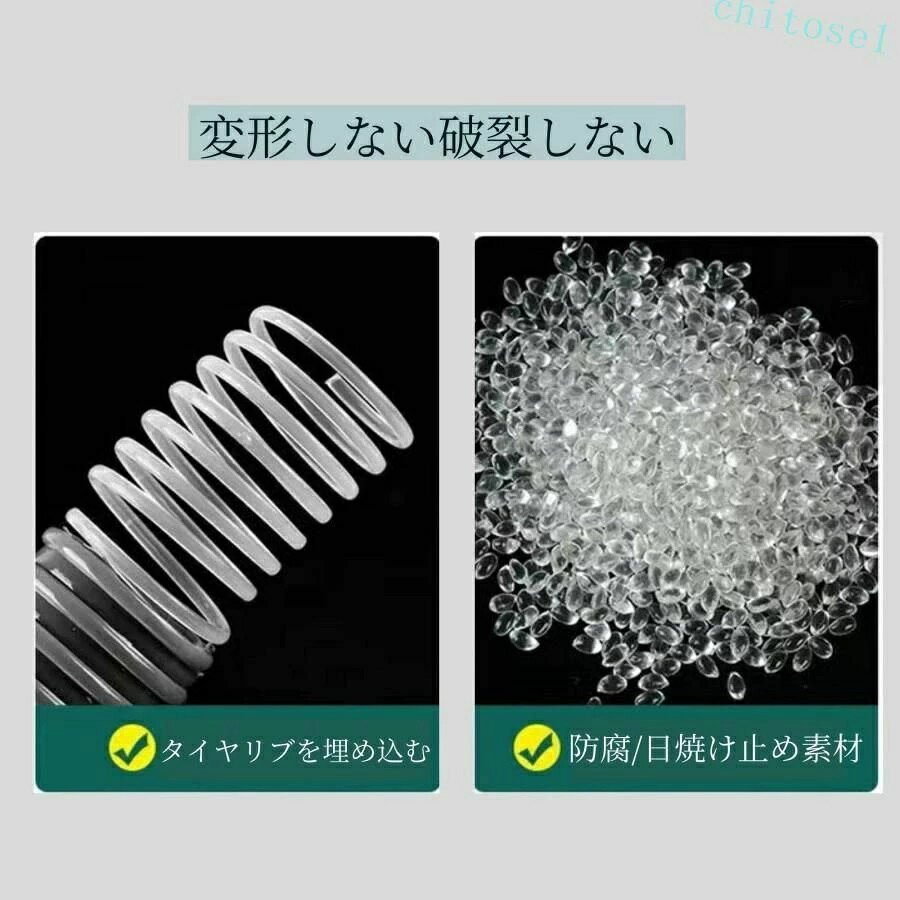 lifeactiveの5m/8m/10m 排水ホース 洗濯機排水ホース 5m 延長ホース｜アングル3