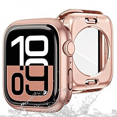 Rakuten - [2 360°全面防水 11 アップルウォッチ用 装着簡単 1全周保護] 10/Series 超薄型 全面保護 in Apple 新デザイン Apple カバー ケース対応 Watch ケース Series Watch 対応 耐衝 42mm 一体型