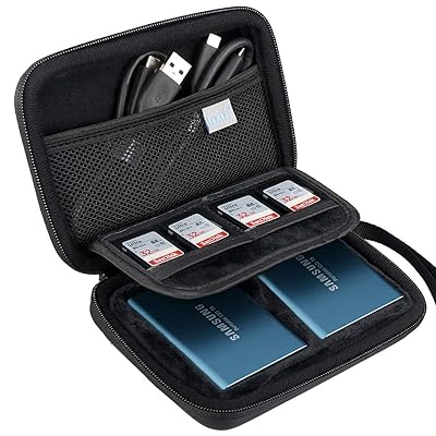 T5 Samsung 1TB サムスンSSDケース、 2TB 3.1 USB 500GB T3ポータブルSSD用2-in-1ハードドライブケース250GB