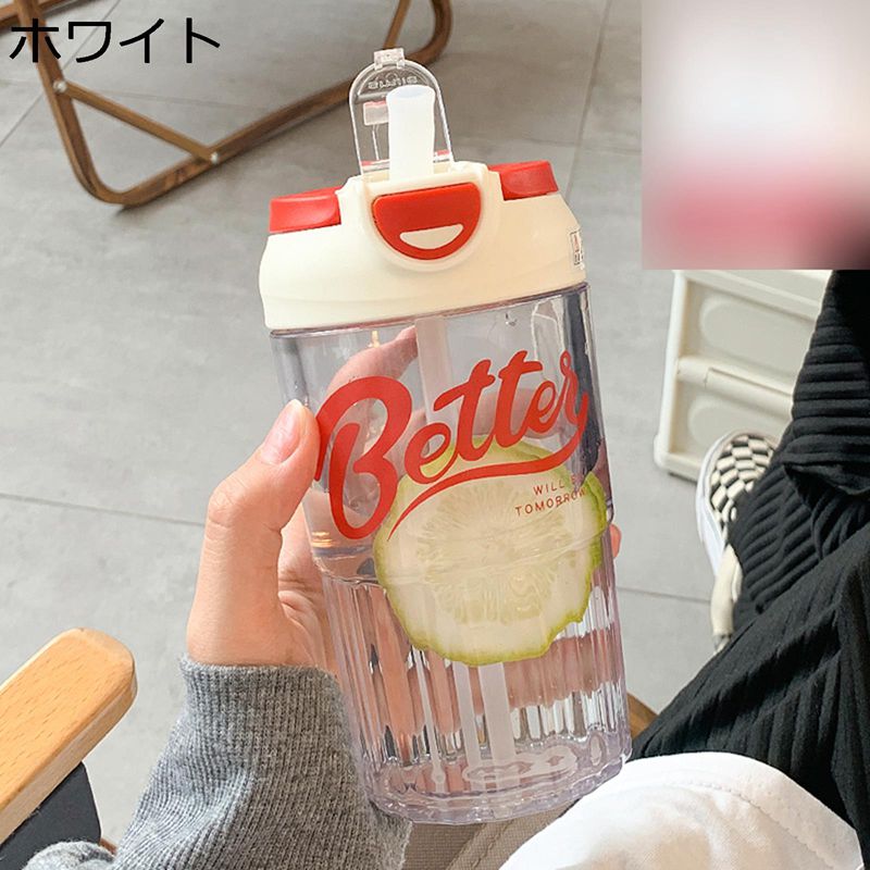 説明 【製品仕様】 製品名：ウォーターボトル 容量：480ML 素材：食品級のプラスチック 素材：PC / PP / 耐熱性：0-100℃ ■適用性：軽くて持ちやすい水筒で、通勤、通学、収納、ショッピング、ビジネス、国内、出張。 【特徴】 -高品質なプラスチック採用で安全性に優れ、割れにくい。環境にもやさしい -こちらはストロー付きのプラスチック製ボトル。ストローの飲み口は柔らかく曲がる素材で口当たりが良く、運転中や歩きながらでも飲みやすい設計です。 -すべての部品は掃除のために簡単に取り外しでき、子供にも安全です。 -漏れ防止、飛散防止、傷防止余分な強度のための保持ループ付きのねじ蓋、環境に優しい。 【ご注意】 ▽海外出荷なので、ご注文承り後、通常は7日-14日でお届け出来ます。ご了承ください。 ▽何かの質問があれば、ご遠慮なくメールにてお問い合わせください。弊店はご要望に応じられるよう最善を尽くしますから、ご安心くださいませ。 　　　 ◆◇◆人気の秘密◆◇◆ 【サイズ】サイズ：約6.5*15CM、容量：480ML 【ストロー付き】持ち運びに便利: 480mlのストロー付きスポーツウォーターボトルは、車やバイクにもすっぽり収まります。広口のデザインは、氷と水または果物で満たすのが簡単で、そよ風できれいにできます。 【ワンタッチオープン式&漏れない】ワンタッチオープン式で、ボタンを押すだけで水を吸うことができます。片手でも飲みやすいワンタッチボトルです。やわらかいシリコンゴム製のストローなので喉突き事故の心配もありません。ロック機能が付いているため、ボトルから中身が漏れないのでバッグに入れても漏れる心配がなく安心してご使用になれます。 【おしゃれなデザイン】軽量でシンプルな形作り、透明感で中身がはっきり見えます。 【適用範囲】：自宅用 勤務先 旅行スポーツ アウトドア 携帯便利飲み ，コンパクトな多目的カップ。 　　　◆◇◆注意事項◆◇◆ご覧のモニターの環境、撮影環境により実物と色味が異なって見える場合がございます。湿った状態で他のものと擦り合わせると色が移る恐れがあります。濃色品の洗濯時は、白色、淡色と分けて洗ってください。説明 【製品仕様】 製品名：ウォーターボトル 容量：480ML 素材：食品級のプラスチック 素材：PC / PP / 耐熱性：0-100℃ ■適用性：軽くて持ちやすい水筒で、通勤、通学、収納、ショッピング、ビジネス、国内、出張。 【特徴】 -高品質なプラスチック採用で安全性に優れ、割れにくい。環境にもやさしい -こちらはストロー付きのプラスチック製ボトル。ストローの飲み口は柔らかく曲がる素材で口当たりが良く、運転中や歩きながらでも飲みやすい設計です。 -すべての部品は掃除のために簡単に取り外しでき、子供にも安全です。 -漏れ防止、飛散防止、傷防止余分な強度のための保持ループ付きのねじ蓋、環境に優しい。 【ご注意】 ▽海外出荷なので、ご注文承り後、通常は7日-14日でお届け出来ます。ご了承ください。 ▽何かの質問があれば、ご遠慮なくメールにてお問い合わせください。弊店はご要望に応じられるよう最善を尽くしますから、ご安心くださいませ。 　　　 ◆◇◆人気の秘密◆◇◆ 【サイズ】サイズ：約6.5*15CM、容量：480ML 【ストロー付き】持ち運びに便利: 480mlのストロー付きスポーツウォーターボトルは、車やバイクにもすっぽり収まります。広口のデザインは、氷と水または果物で満たすのが簡単で、そよ風できれいにできます。 【ワンタッチオープン式&漏れない】ワンタッチオープン式で、ボタンを押すだけで水を吸うことができます。片手でも飲みやすいワンタッチボトルです。やわらかいシリコンゴム製のストローなので喉突き事故の心配もありません。ロック機能が付いているため、ボトルから中身が漏れないのでバッグに入れても漏れる心配がなく安心してご使用になれます。 【おしゃれなデザイン】軽量でシンプルな形作り、透明感で中身がはっきり見えます。 【適用範囲】：自宅用 勤務先 旅行スポーツ アウトドア 携帯便利飲み ，コンパクトな多目的カップ。 　　　◆◇◆注意事項◆◇◆ご覧のモニターの環境、撮影環境により実物と色味が異なって見える場合がございます。湿った状態で他のものと擦り合わせると色が移る恐れがあります。濃色品の洗濯時は、白色、淡色と分けて洗ってください。