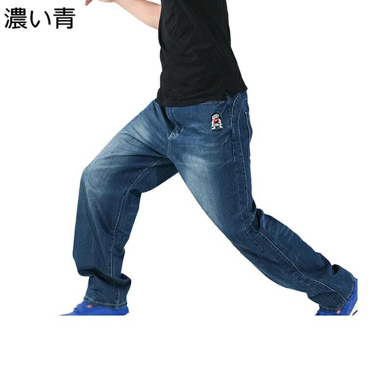 秋用 アメリカン ボトム 個性 ジーンズパンツ 厚い メンズ hip 紳士用 ワイドパンツ デニムパンツ かっこいい へやぎ 米海軍 春秋 ルーズ ヒップホップ 立体裁断 hop ビックサイズ ダメージ加工