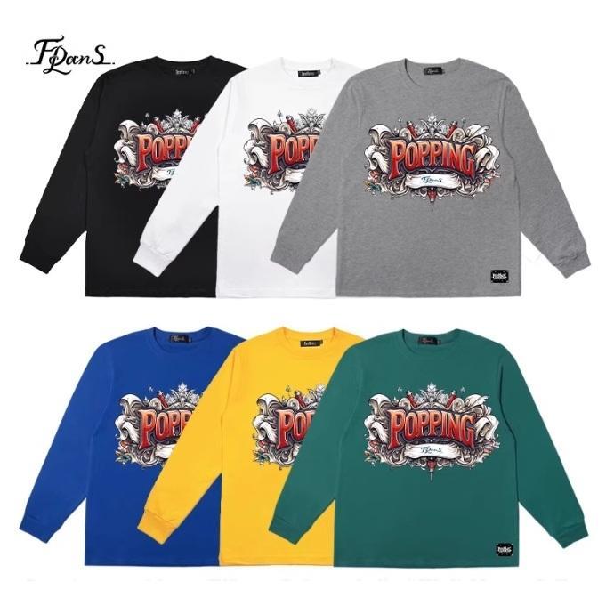 Rakuten - ポップダンス 長袖Tシャツ トップス ヒップホップ K-POP 黄色 ロンT ロックダンス衣装 白 黒 キッズダンス衣装 衣装 韓国