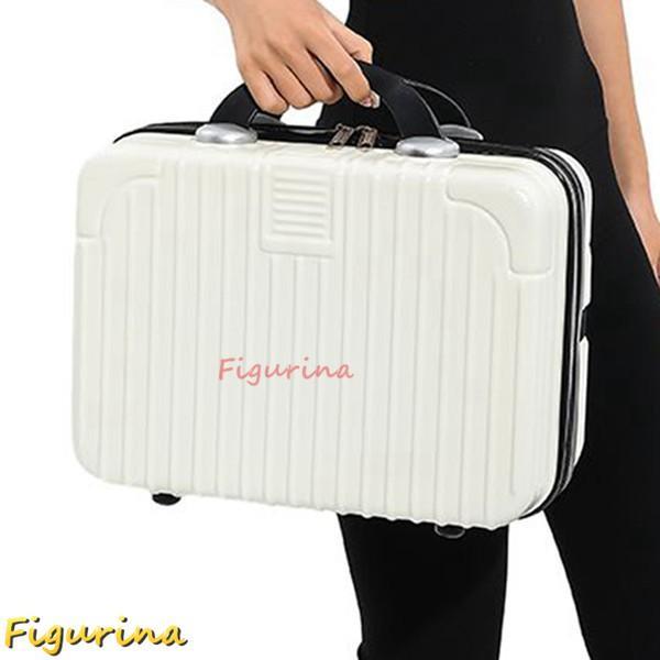 乐天商城 - ミニスーツケース ミニスーツケース コスメバッグ 旅行 コスメポーチ お出かけ 機内持ち込み 小型 スーツケース ハードジッパー 女性