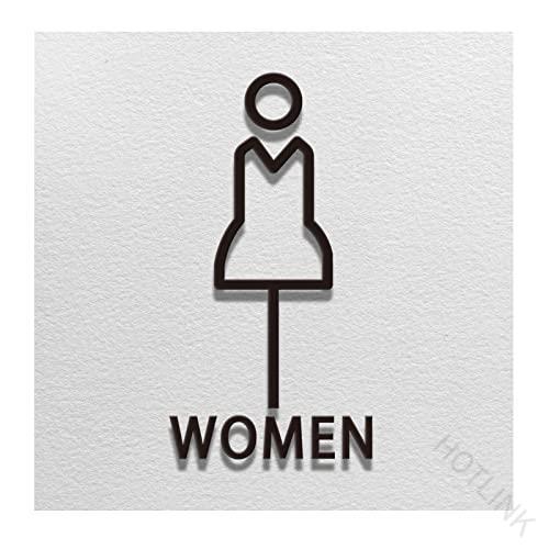 樂天商城 - アクリル製 お店 トイ Men カフェ オフィス 表示 Women サインプレート おしゃれ sign WC ホテル 標識 お手洗い 男性 トイレ レストラン toilet トイレ 看板 ステッカー 女性 トイレサイン 立体