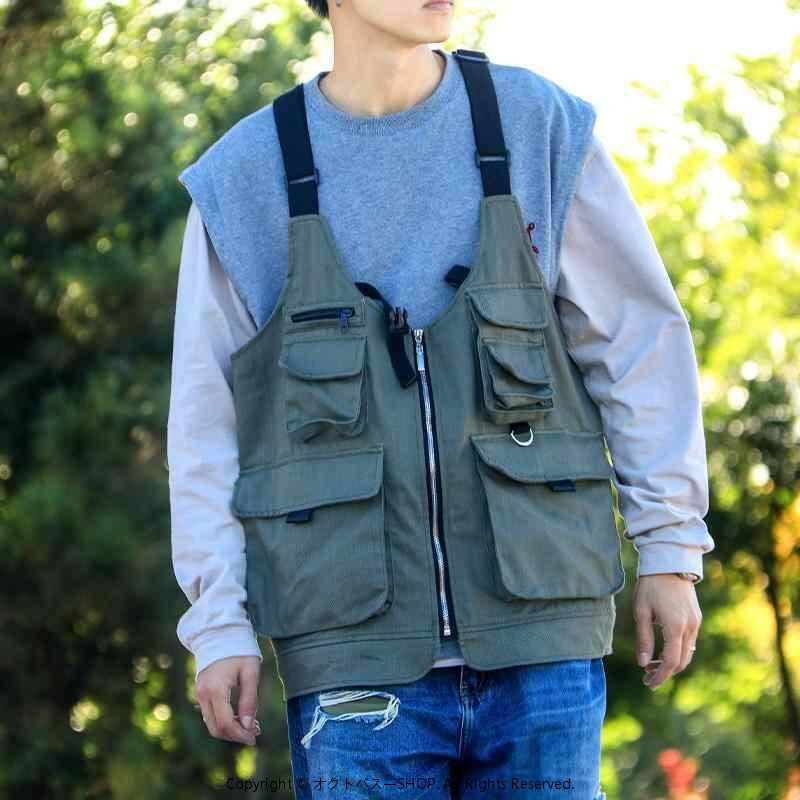 ジップアップ レディース 男女兼用 キャンプ グリーン メンズ 釣り ガーデニングエ...