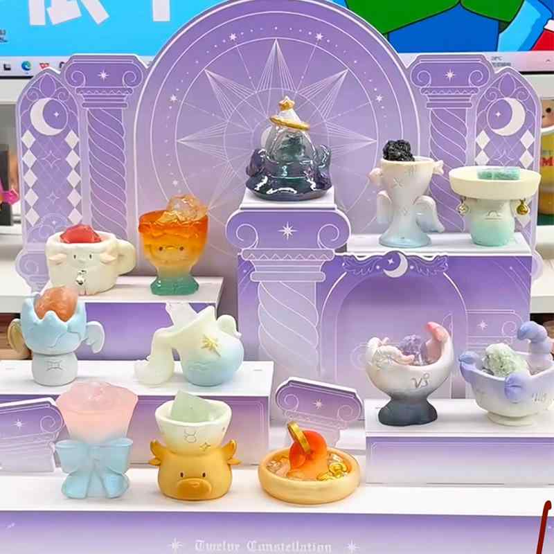 ブラインドボックス 猫 樹脂製 プレゼント 誕生日 フィギュア 癒やし キャラクター コレクション ギフト インテリア置物 卓上飾り ミニチュア かわいい