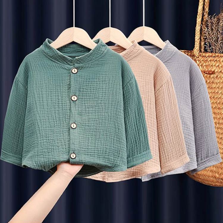 ベビー 110 キッズ 薄手 100 90 ブラウス 130 男の子 コットン ベビー服 トップス ...