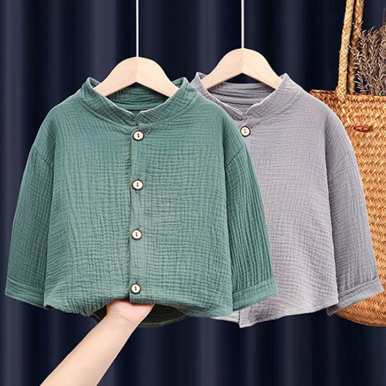 ベビー 110 キッズ 薄手 100 90 ブラウス 130 男の子 コットン ベビー服 トップス ...