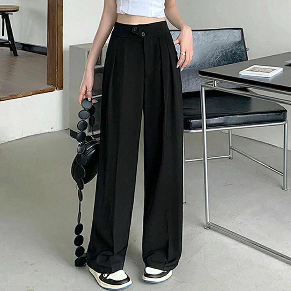 lifeactiveのレディース美脚 ドレープストレートパンツ｜アングル3