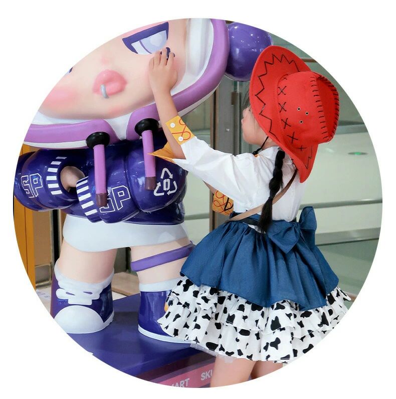 バズ 子供 ハロウィン ウッディ 衣装 ロリー ワンピース コスプレドレス トイ?ストーリー 仮装 ジェシー ハロウィン衣装 衣装 女の子 女の子 — vista 3