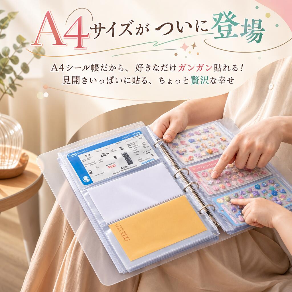 保管 デコ用 透明 大容量 プレゼント 立体シール セット かわいい クリア シール交...