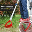 立ったまま 根こそぎ 雑草取り 道具 雑草抜きごそっと「とれ太」ビッグ アルミ伸縮タイプ とれ太 雑草抜き 無段階伸縮 除草作業 ガーデニング 庭 のこ目 平刃...