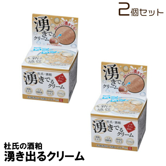 杜氏の酒粕 湧き出るクリーム 2個セット 日本製 送料無料 涌き出るクリーム マイノロジ ●