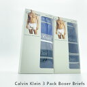 カルバン・クライン 【3枚セット】カルバンクライン Calvin Klein ボクサーパンツ boxerbriefs メンズ 男性 ブリーフ