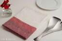 Lino e Lina リーノエリーナキッチンクロス ローヌ レッド K373