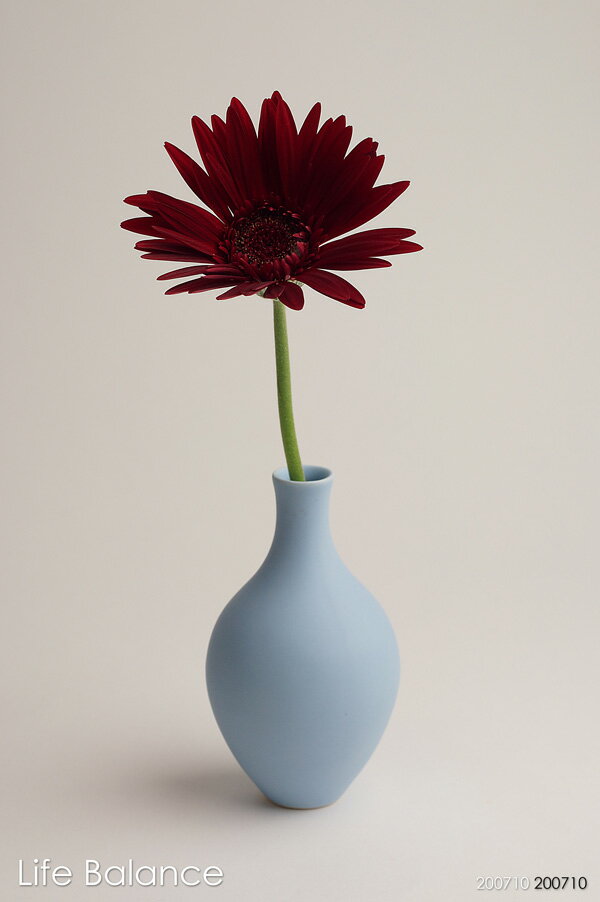 【作山窯】SAKUZAN DAYSシリーズ Sara 12色 花瓶 フラワーベース ライトブルー U20222