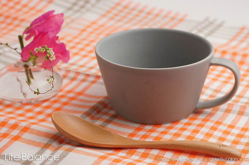 【作山窯】SAKUZAN　Sara　スープカップ　グレー　U20113