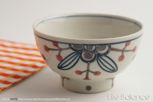 Rakuten - 有田焼　青山窯　茶碗　茶漬（小）花の実
